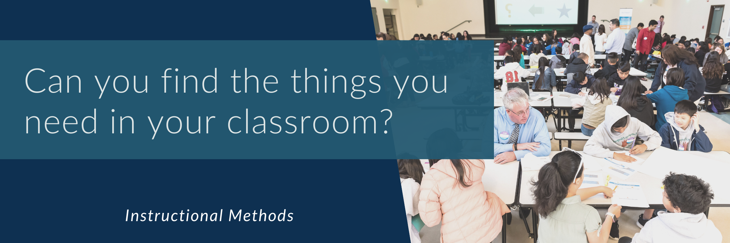 Can you find the things you need in your classroom?